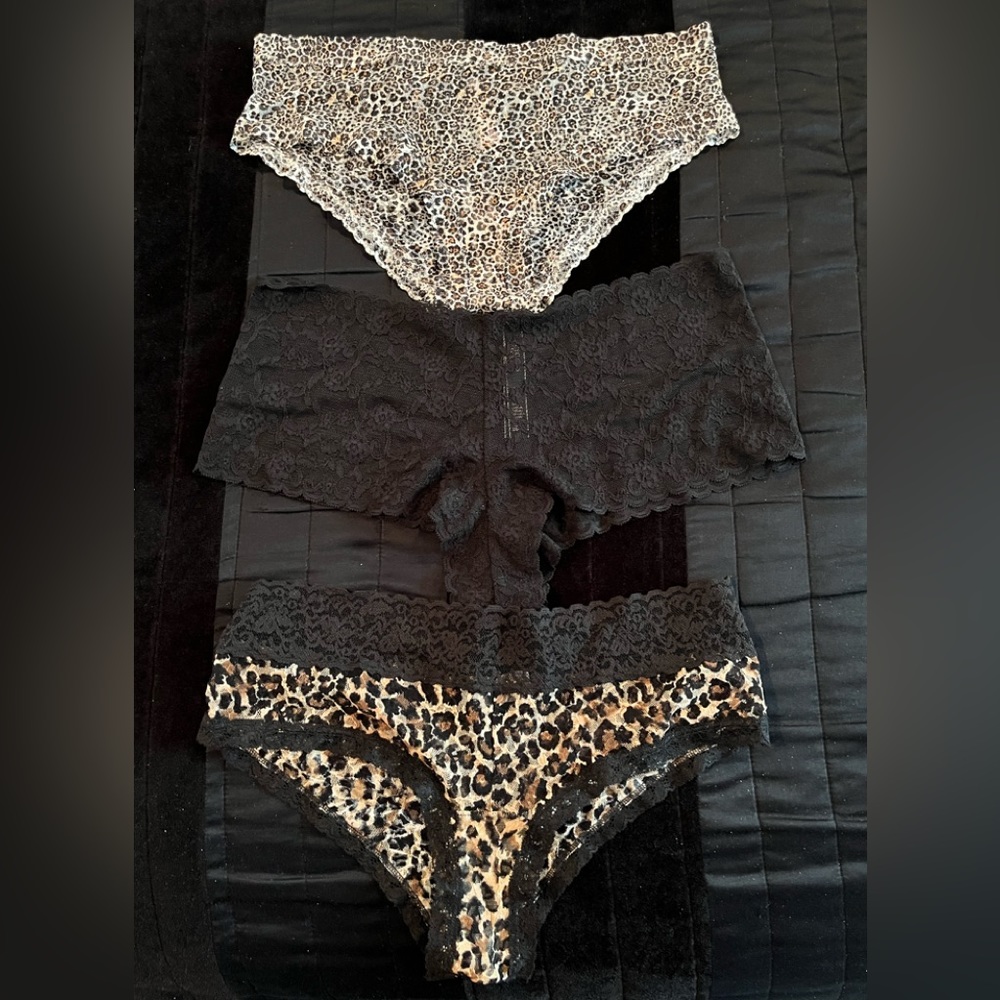 Set of 3 Victoria’s Secret Size Large panties NWOT